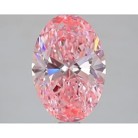 2.02 ct, Fancy Vivid Pink/VVS2, Oval cut IGI Graded Diamond