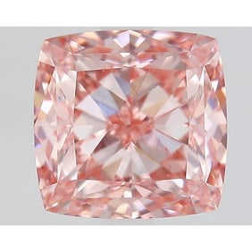 3.41 ct, Fancy Vivid Pink/VS1, Cushion cut IGI Graded Diamond