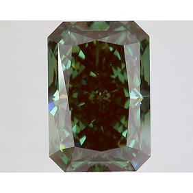 6.03 ct, Fancy Vivid Green/VS1, Radiant cut IGI Graded Diamond