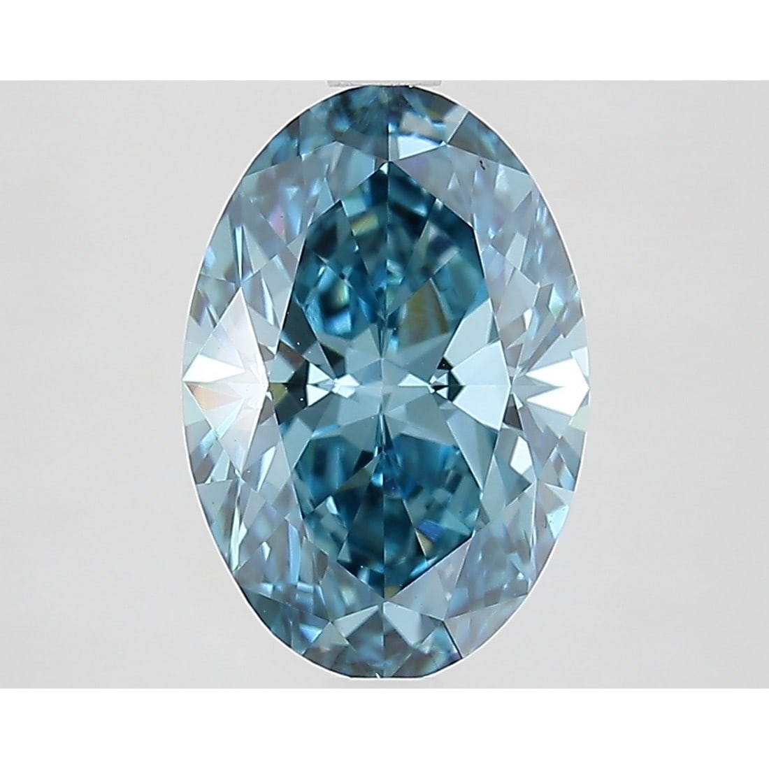 2.68 ct, Fancy Vivid Blue/VS1, Oval cut IGI Graded Diamond: Click here to view HD 360 Spinning Image Click here to view Certificate Report IGI Graded S