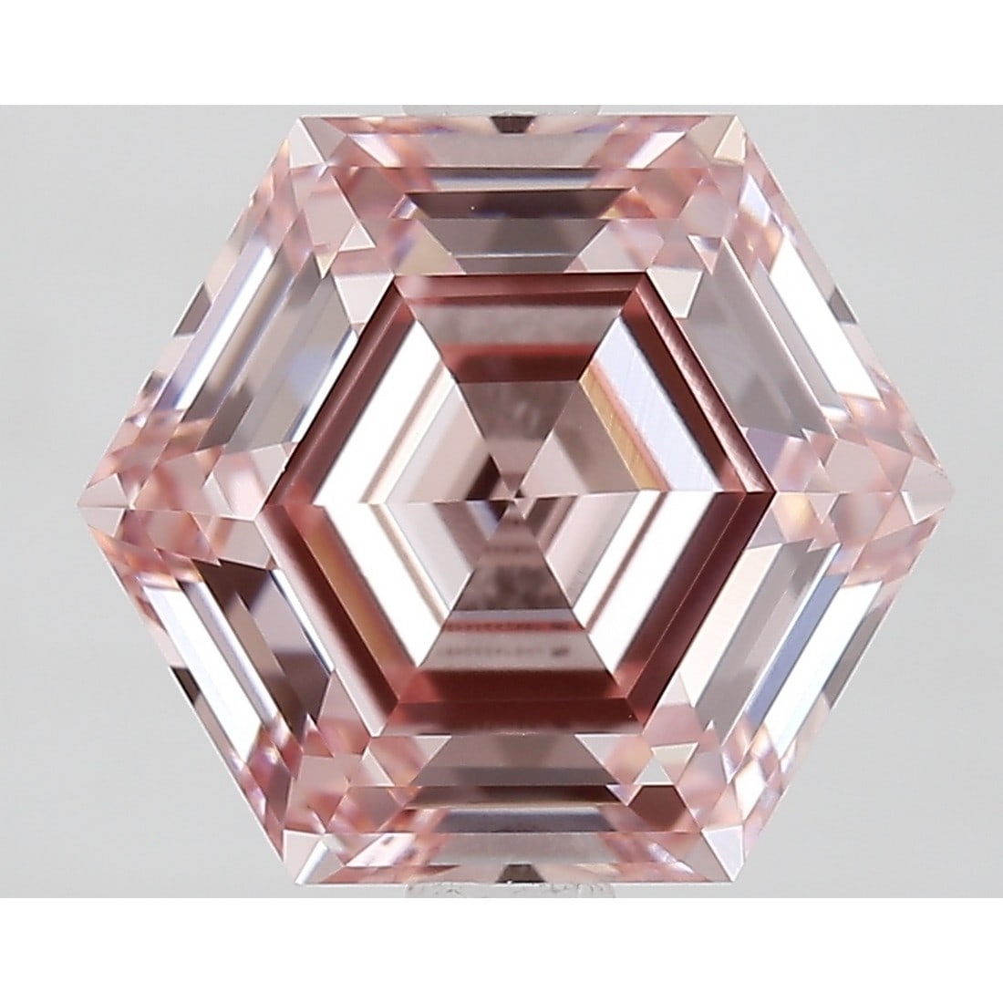 2.50 ct, Fancy Intense Pink/VVS2, Hexagonal cut IGI Graded Diamond: Click here to view HD 360 Spinning Image Click here to view Certificate Report IGI Graded S
