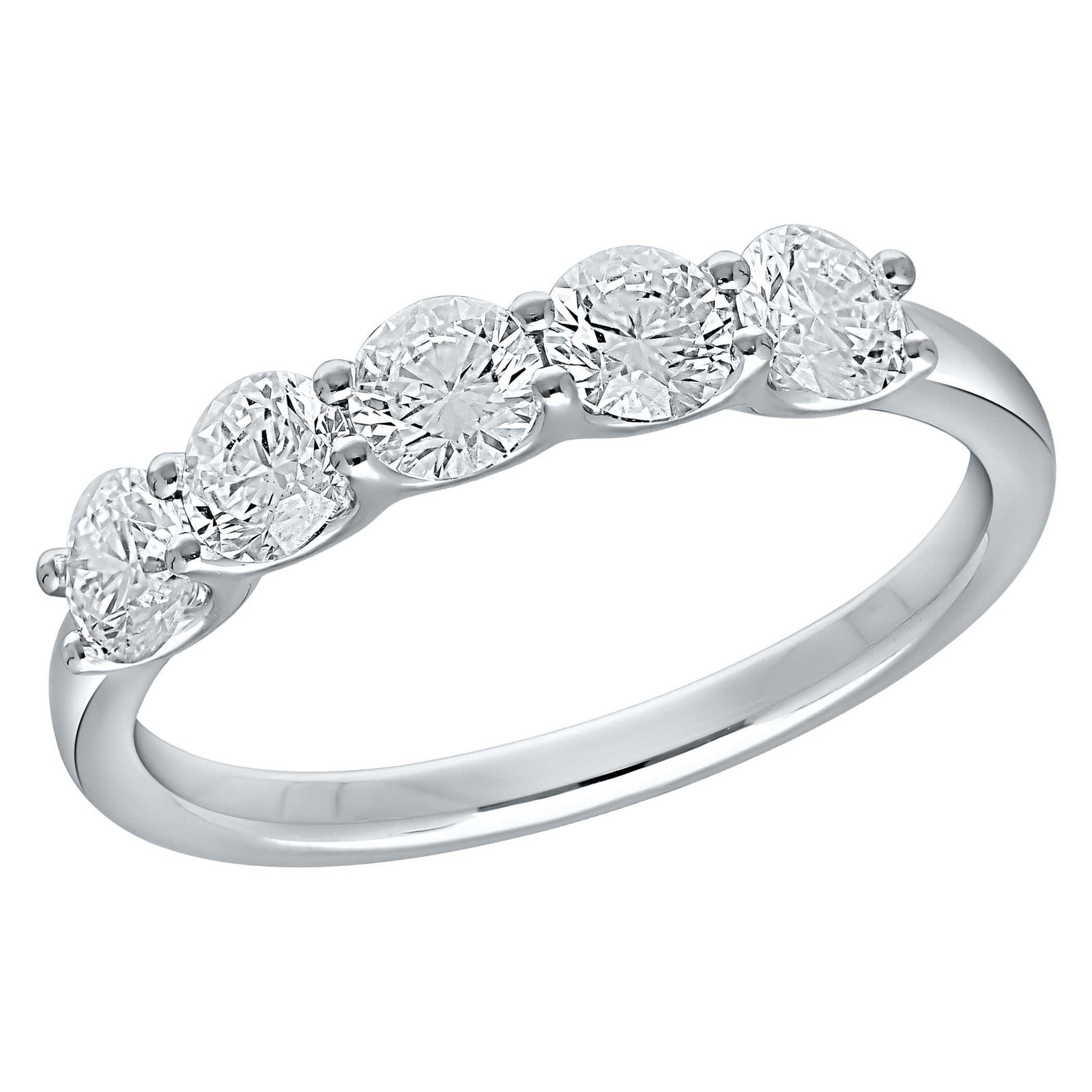 14Kt White Gold 1ct Diamond Ring (1 of 2)