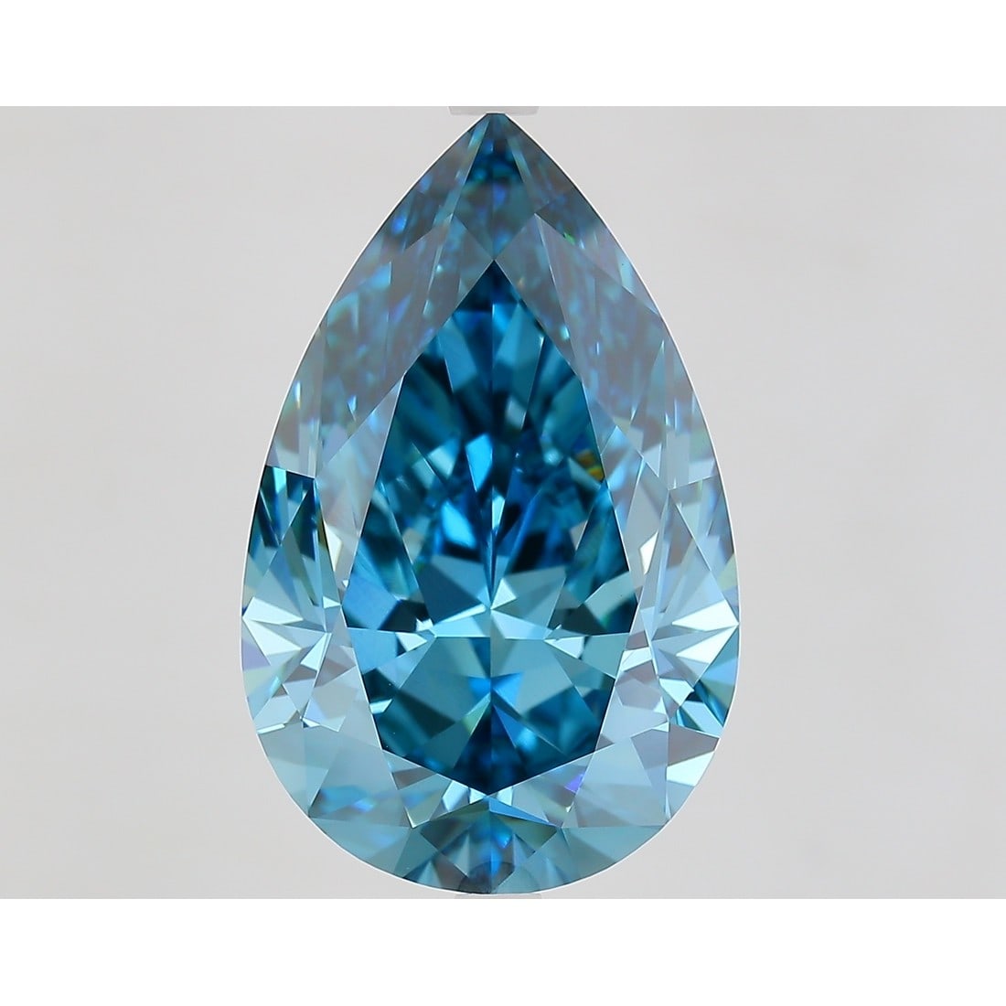 10.63 ct, Fancy Vivid Blue/VS1, Pear cut IGI Graded Diamond: Click here to view HD 360 Spinning Image Click here to view Certificate Report IGI Graded S