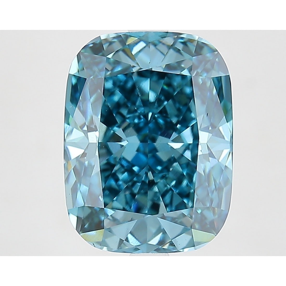 4.85 ct, Fancy Vivid Blue/VVS2, Cushion cut IGI Graded Diamond: Click here to view HD 360 Spinning Image Click here to view Certificate Report IGI Graded S