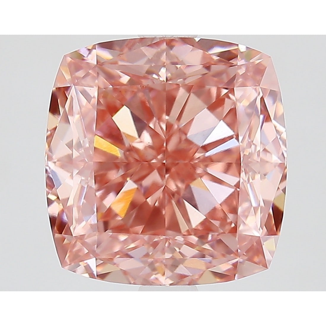 3.83 ct, Fancy Vivid Pink/VVS2, Cushion cut IGI Graded Diamond: Click here to view HD 360 Spinning Image Click here to view Certificate Report IGI Graded S