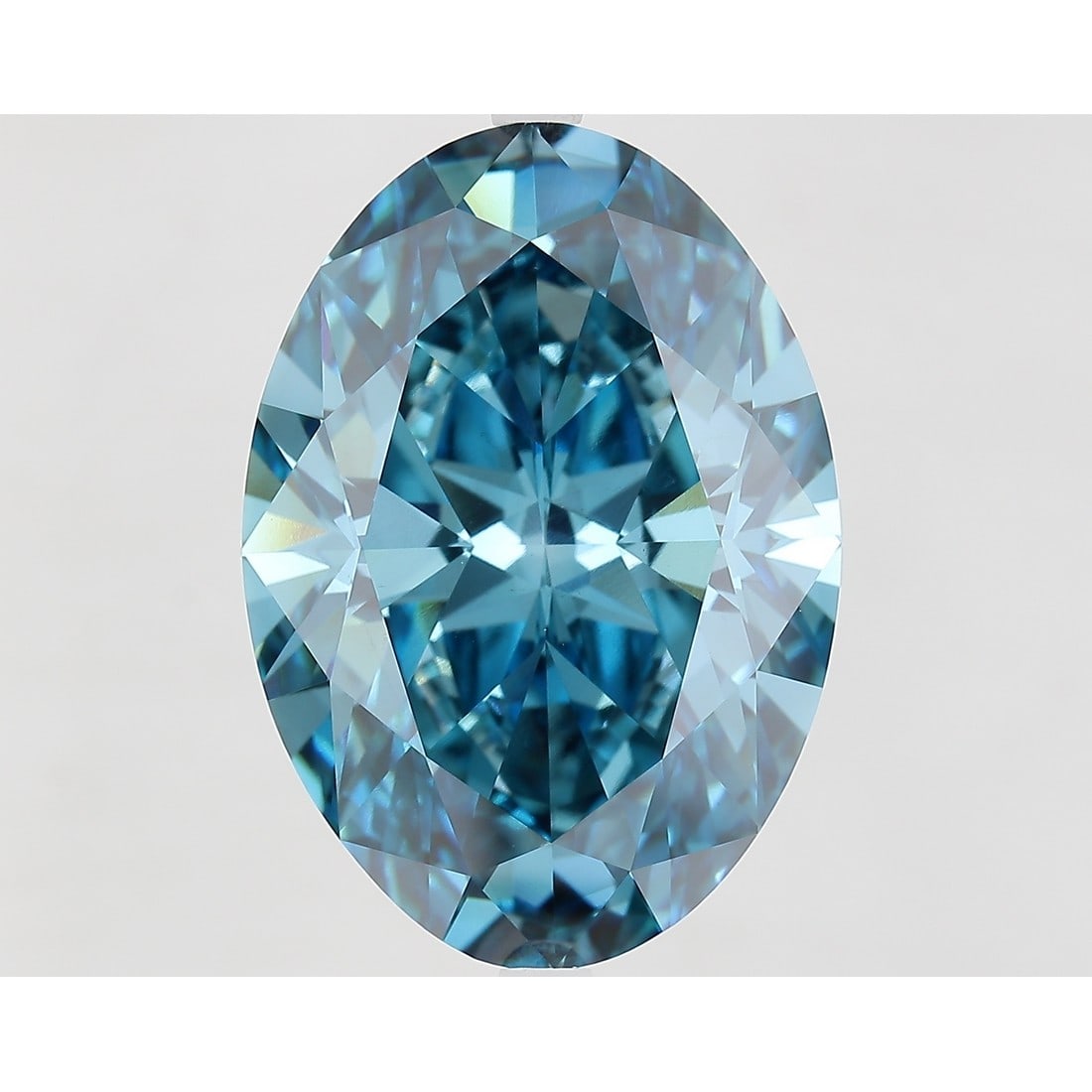 15.51 ct, Fancy Vivid Blue/VS1, Oval cut IGI Graded Diamond: Click here to view HD 360 Spinning Image Click here to view Certificate Report IGI Graded S