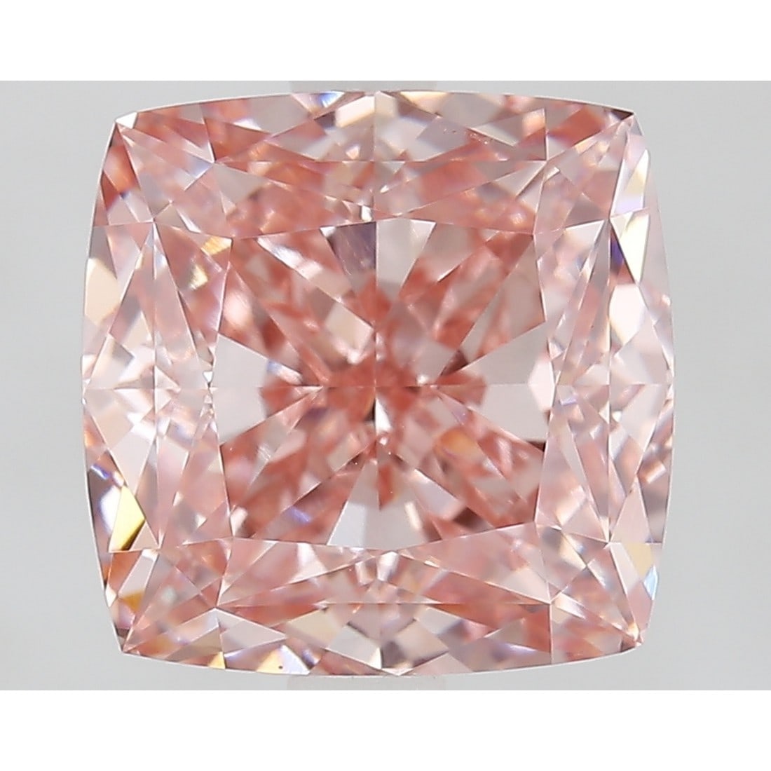 3.72 ct, Fancy Vivid Pink/VVS2, Cushion cut IGI Graded Diamond: Click here to view HD 360 Spinning Image Click here to view Certificate Report IGI Gra