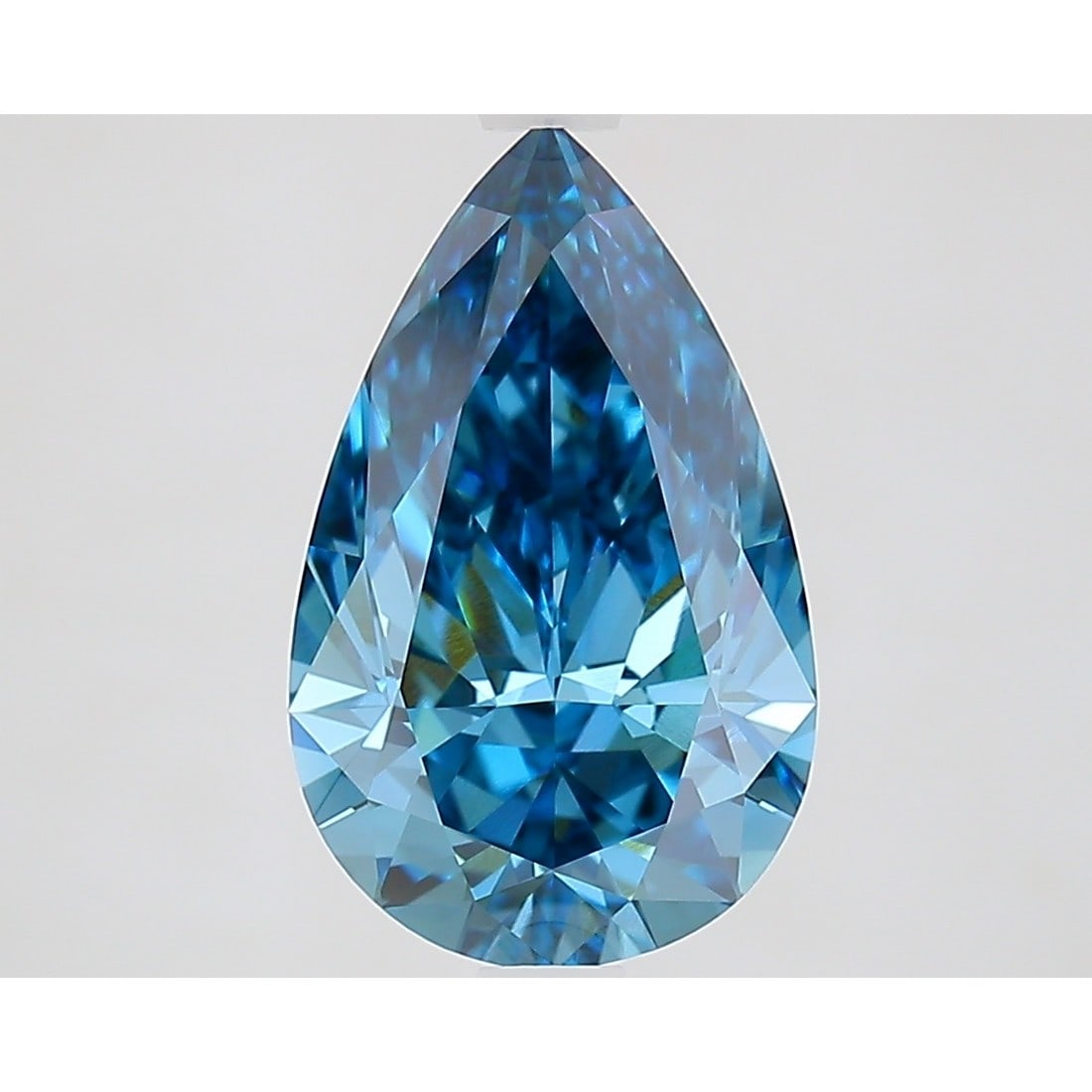 3.11 ct, Fancy Vivid Blue/VVS2, Pear cut IGI Graded Diamond: Click here to view HD 360 Spinning Image Click here to view Certificate Report IGI Graded S