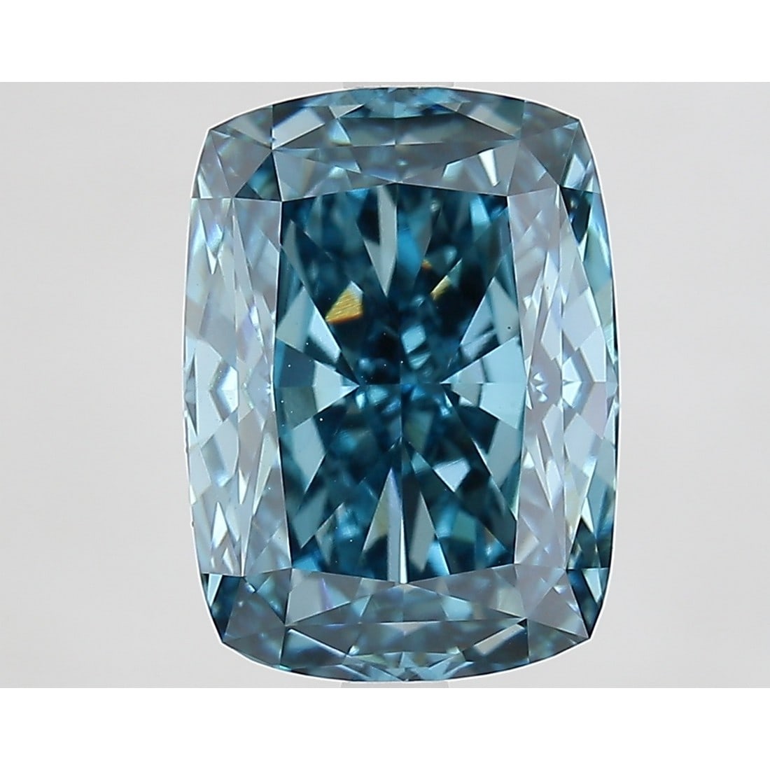 5.68 ct, Fancy Vivid Blue/VS1, Cushion cut IGI Graded Diamond: Click here to view HD 360 Spinning Image Click here to view Certificate Report IGI Gra