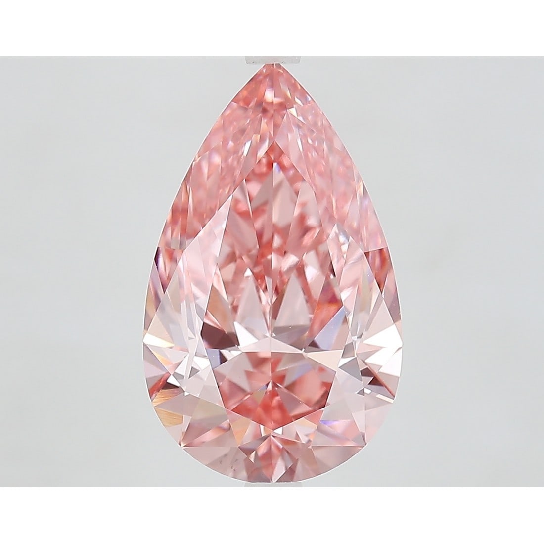 5.67 ct, Fancy Vivid Pink/VS1, Pear cut IGI Graded Diamond: Click here to view HD 360 Spinning Image Click here to view Certificate Report IGI Gra