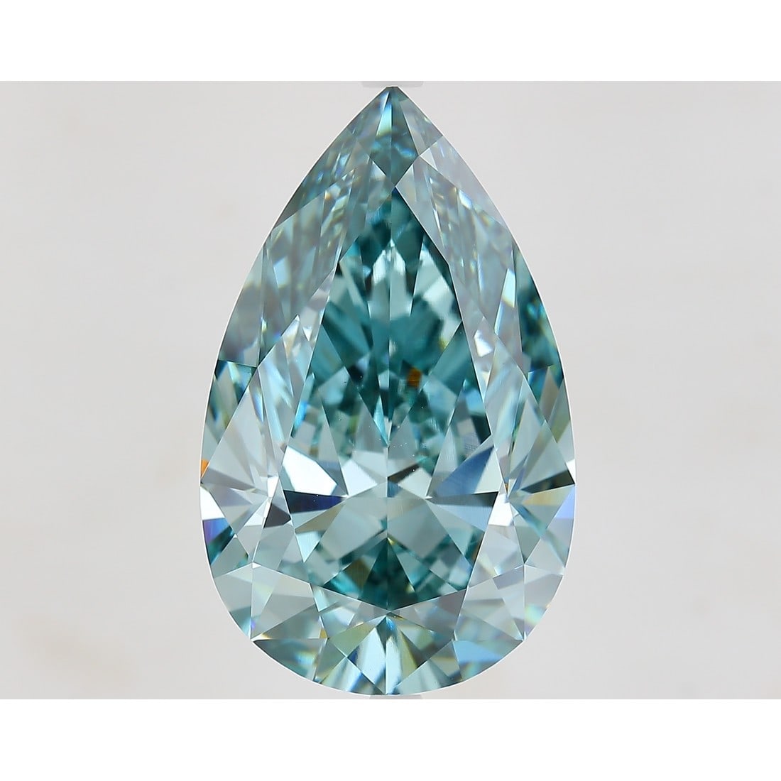 14.05 ct, Fancy Vivid Blue/VS1, Pear cut IGI Graded Diamond: Click here to view HD 360 Spinning Image Click here to view Certificate Report IGI Graded S