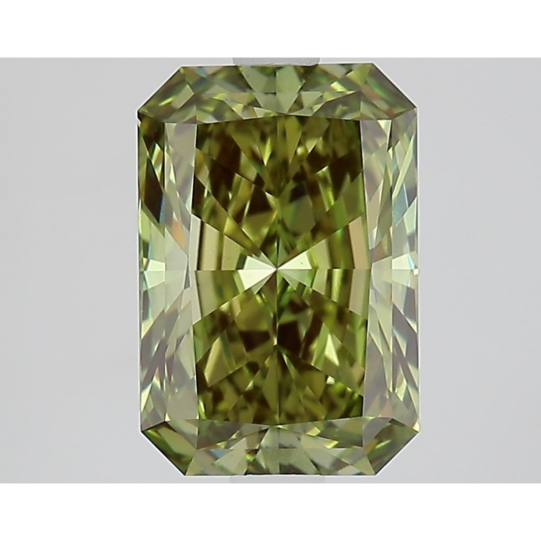 2.53 ct, Fancy Vivid Green/VVS2, Radiant cut IGI Graded Diamond (1 of 4)