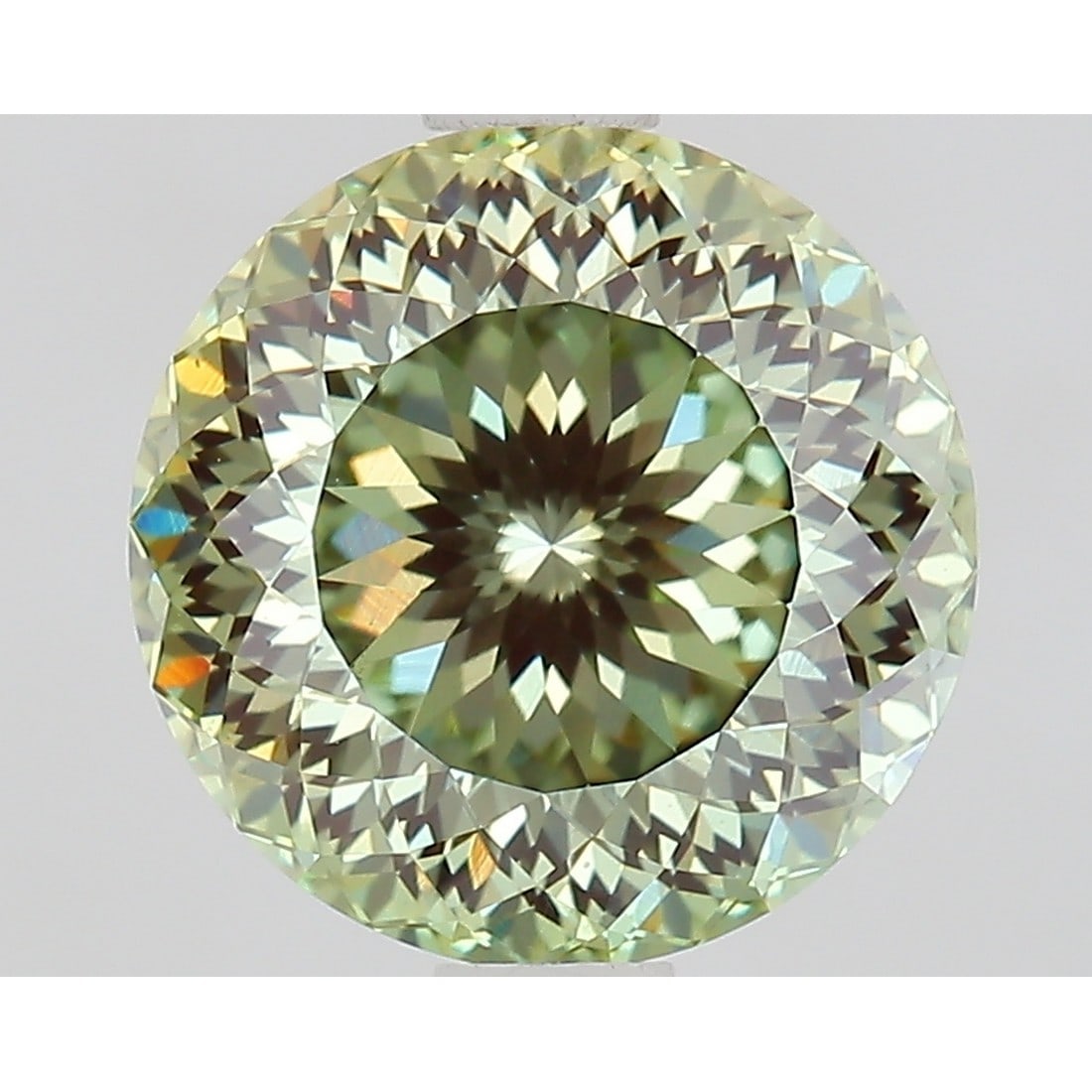 2.15 ct, Fancy Vivid Green/VS1, Round cut IGI Graded Diamond: Click here to view HD 360 Spinning Image Click here to view Certificate Report IGI Gra