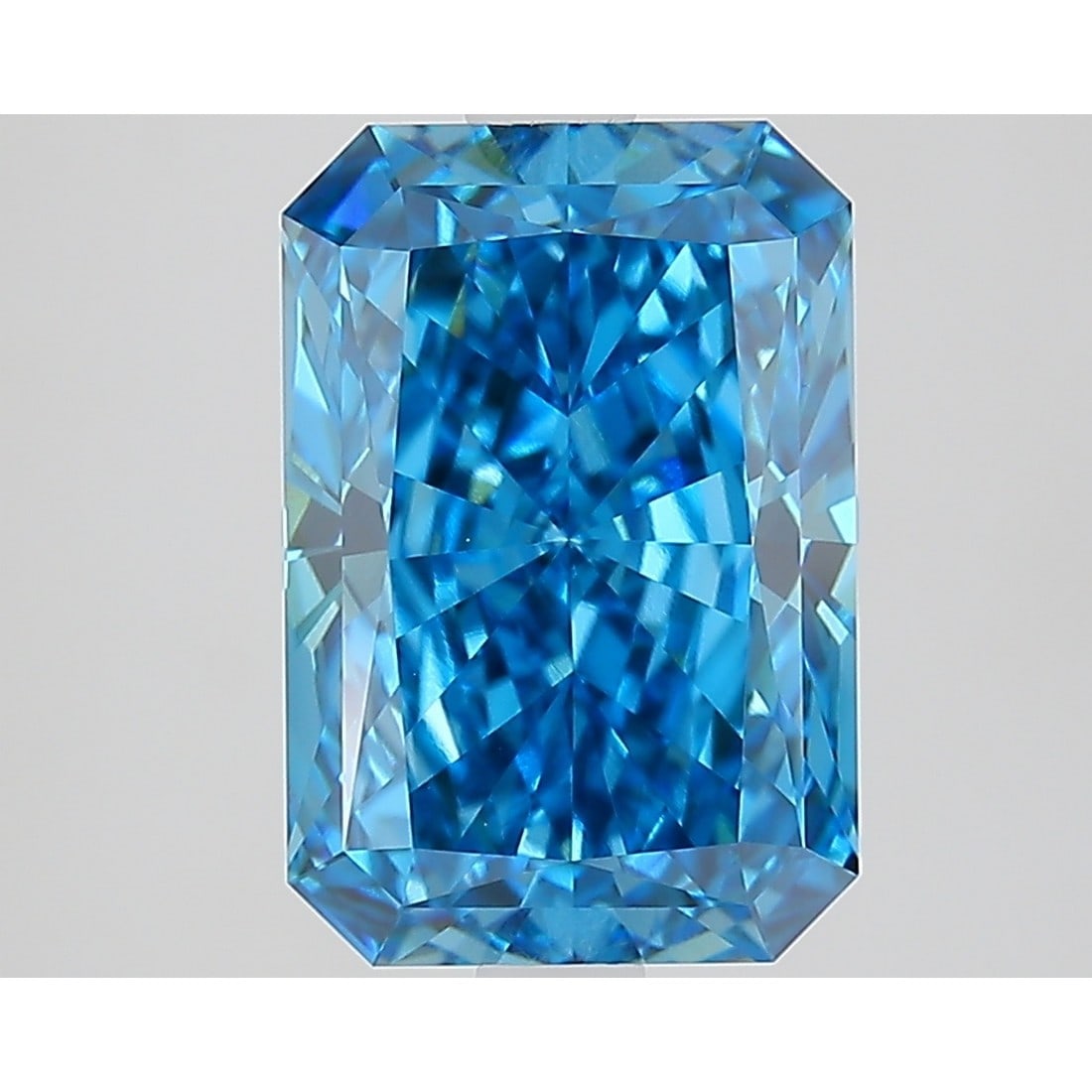 3.25 ct, Fancy Vivid Blue/VVS2, Radiant cut IGI Graded Diamond: Click here to view HD 360 Spinning Image Click here to view Certificate Report IGI Graded S