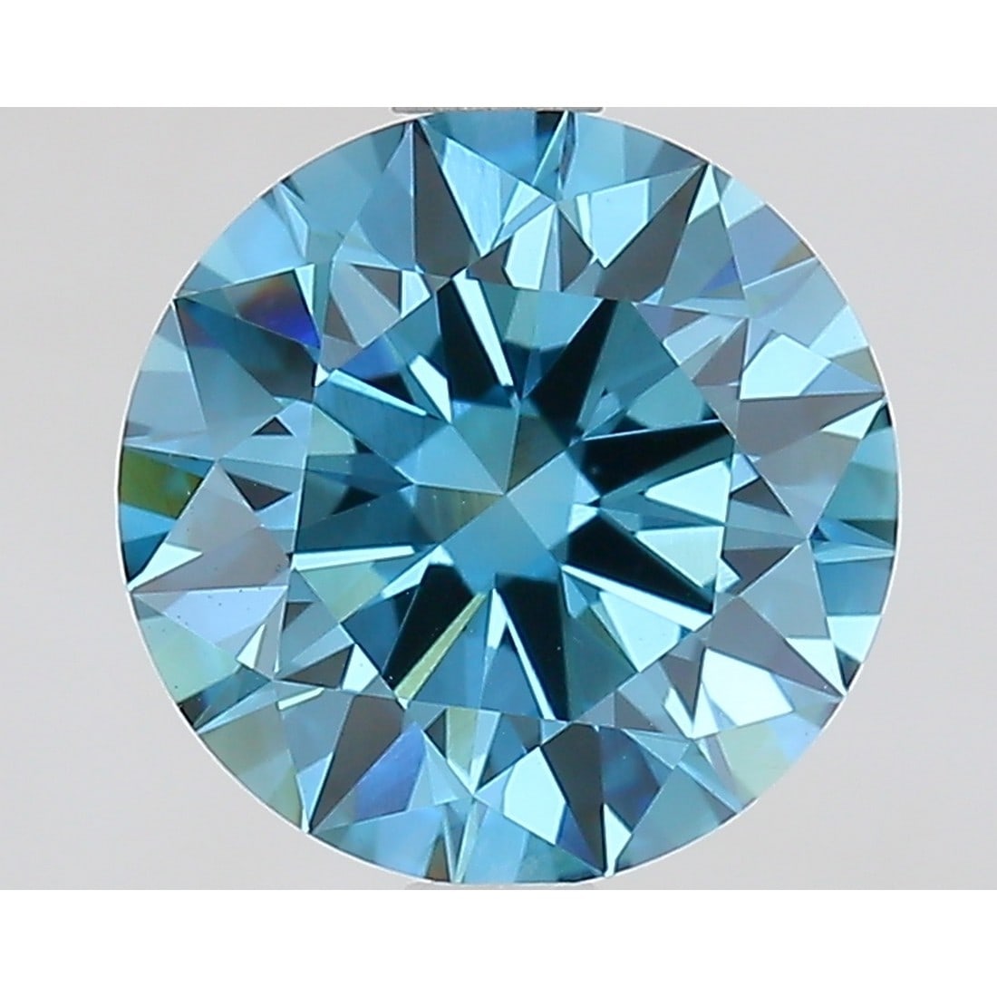 2.06 ct, Fancy Vivid Blue/VVS2, Round cut IGI Graded Diamond: Click here to view HD 360 Spinning Image Click here to view Certificate Report IGI Gra