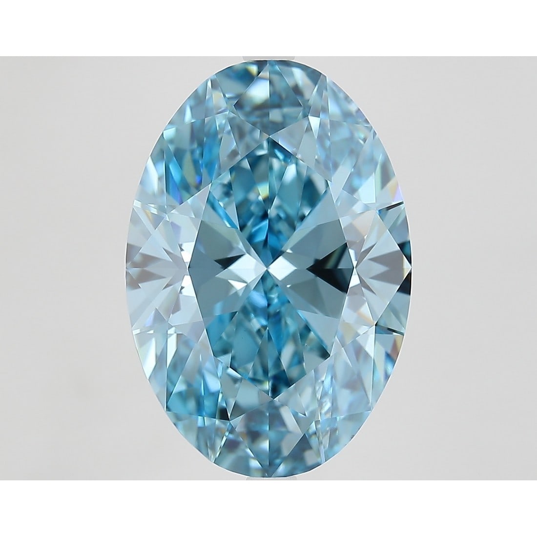 9.02 ct, Fancy Vivid Blue/VVS2, Oval cut IGI Graded Diamond: Click here to view HD 360 Spinning Image Click here to view Certificate Report IGI Graded S