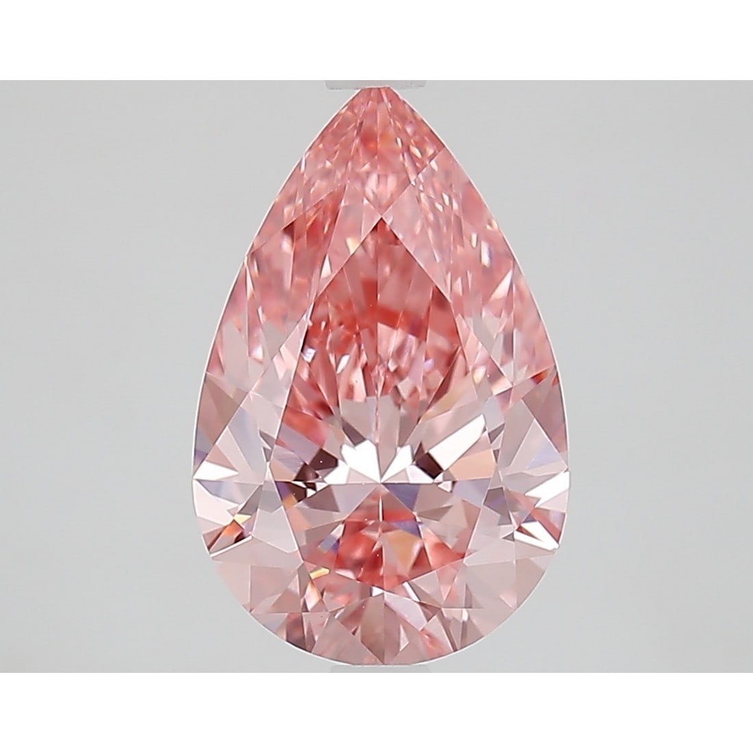 2.51 ct, Fancy Vivid Pink/VVS2, Pear cut IGI Graded Diamond: Click here to view HD 360 Spinning Image Click here to view Certificate Report IGI Graded S