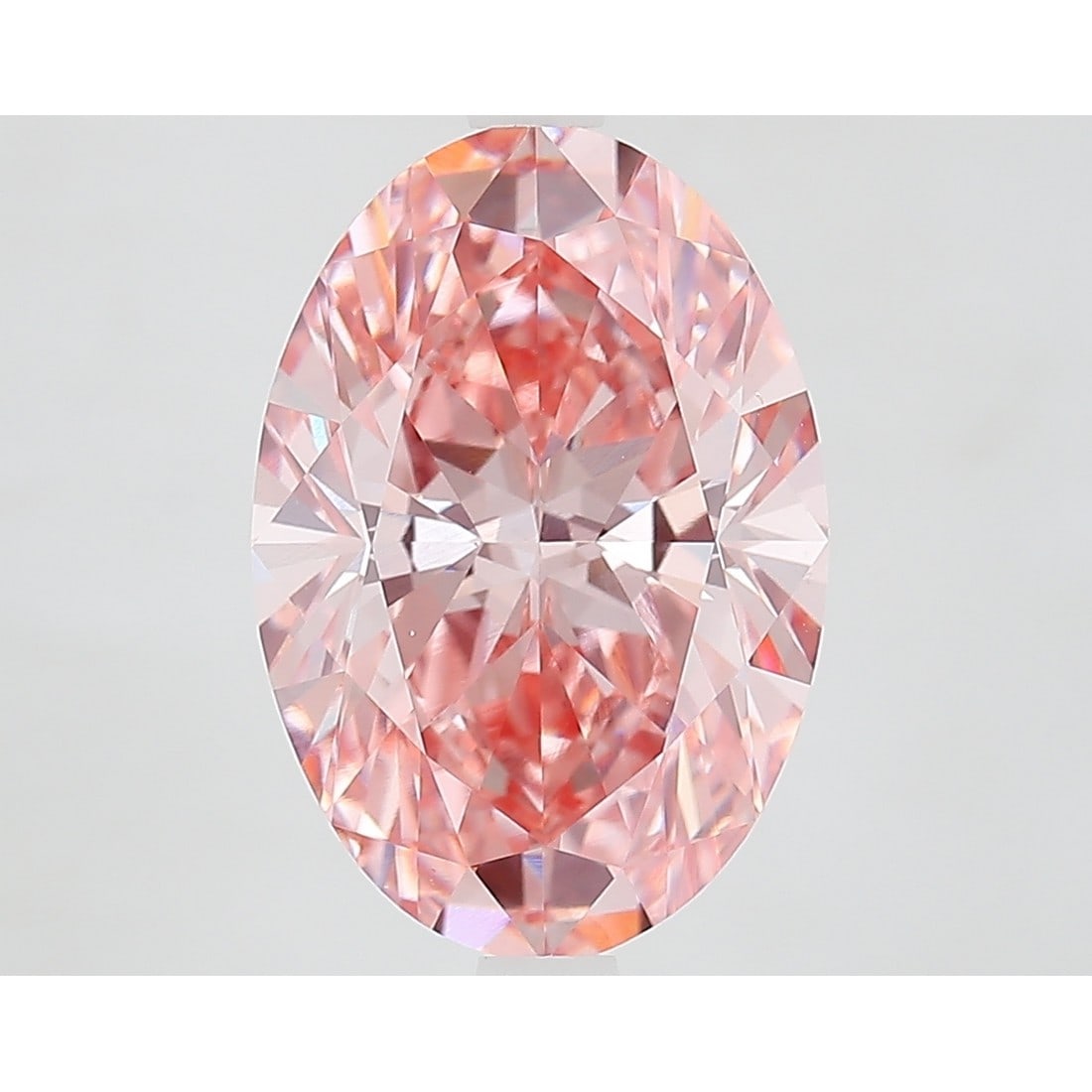4.41 ct, Fancy Vivid Pink/VS1, Oval cut IGI Graded Diamond: Click here to view HD 360 Spinning Image Click here to view Certificate Report IGI Gra