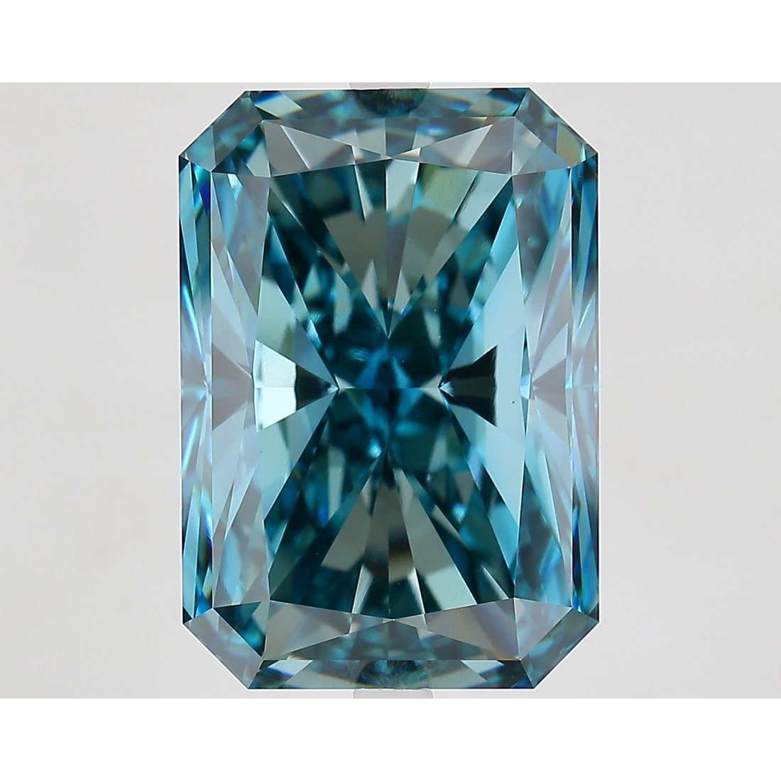 12.56 ct, Fancy Vivid Blue/VS1, Radiant cut IGI Graded Diamond (1 of 4)