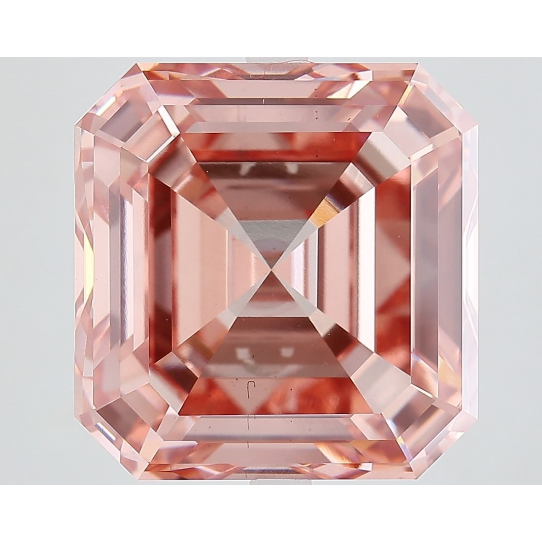 16.50 ct, Fancy Vivid Pink/VS2, Square Emerald cut IGI Graded Diamond: Click here to view HD 360 Spinning Image Click here to view Certificate Report IGI Graded S