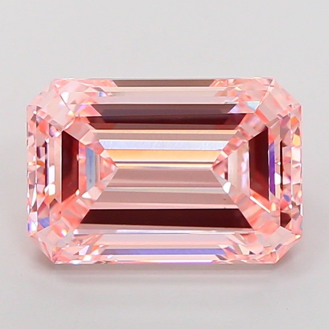 20.20 carat diamond pair, Fancy Vivid Pink Emerald cut Diamonds IGI Graded: This lot comes loose and unmounted 1) Click here to view HD 360 Spinning Image Clic