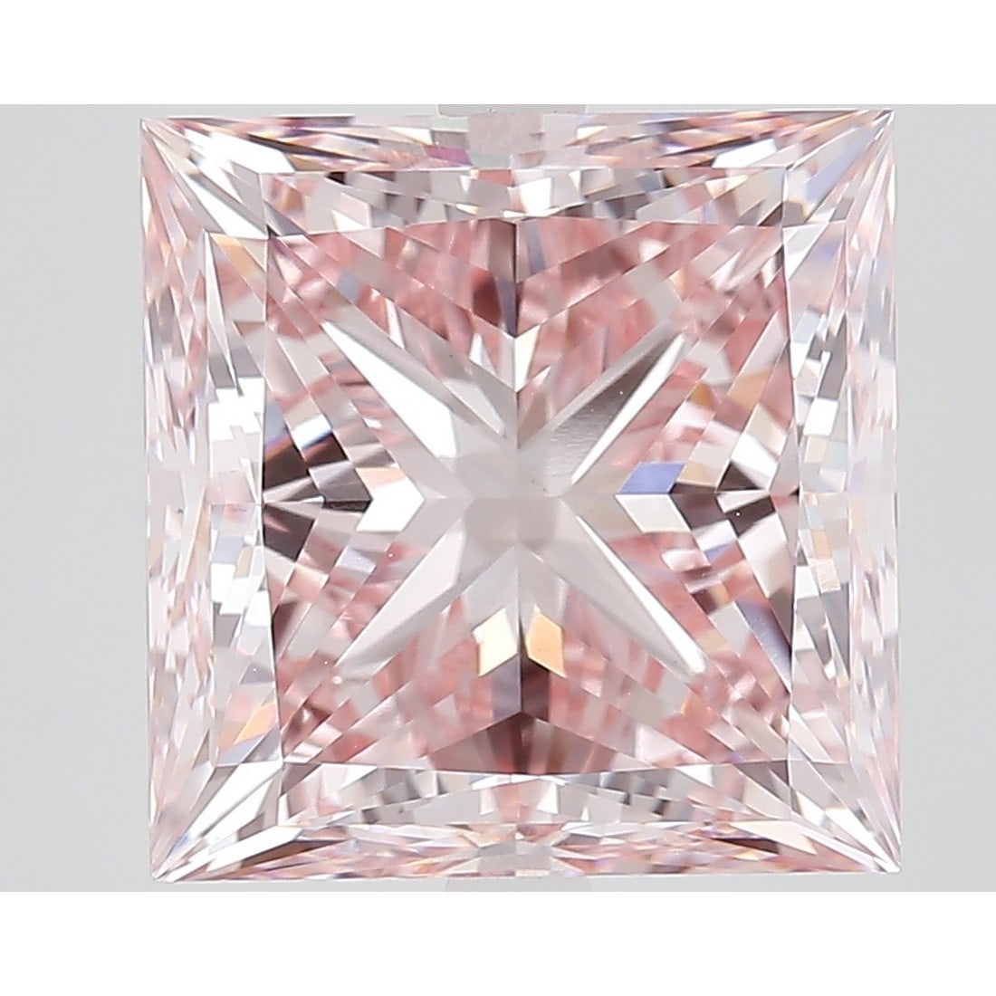 7.99 ct, Fancy Intense Pink/VS1, Princess cut IGI Graded Diamond (1 of 4)