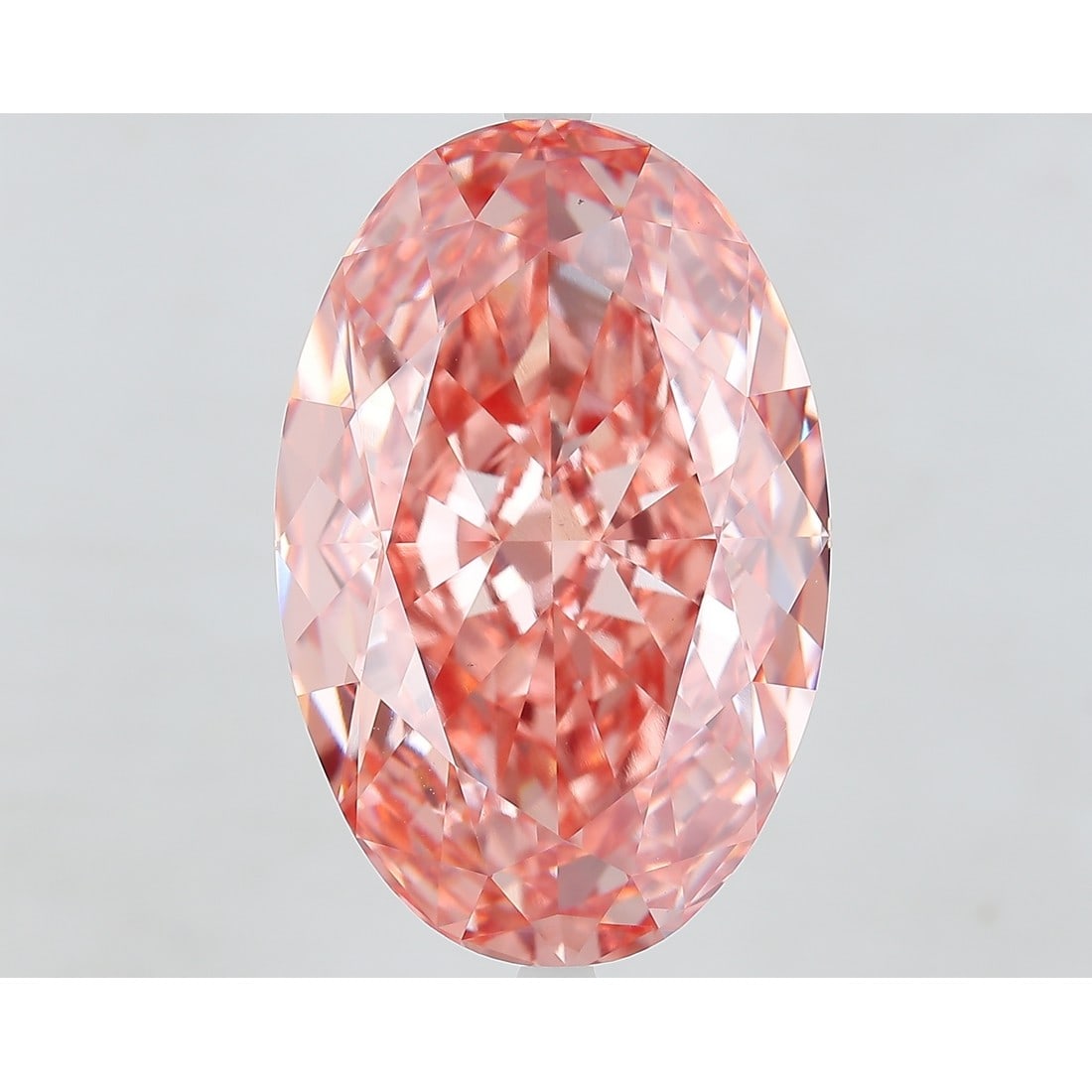 20.10 ct, Fancy Vivid Pink/VS1, Oval cut IGI Graded Diamond: Click here to view HD 360 Spinning Image Click here to view Certificate Report IGI Gra