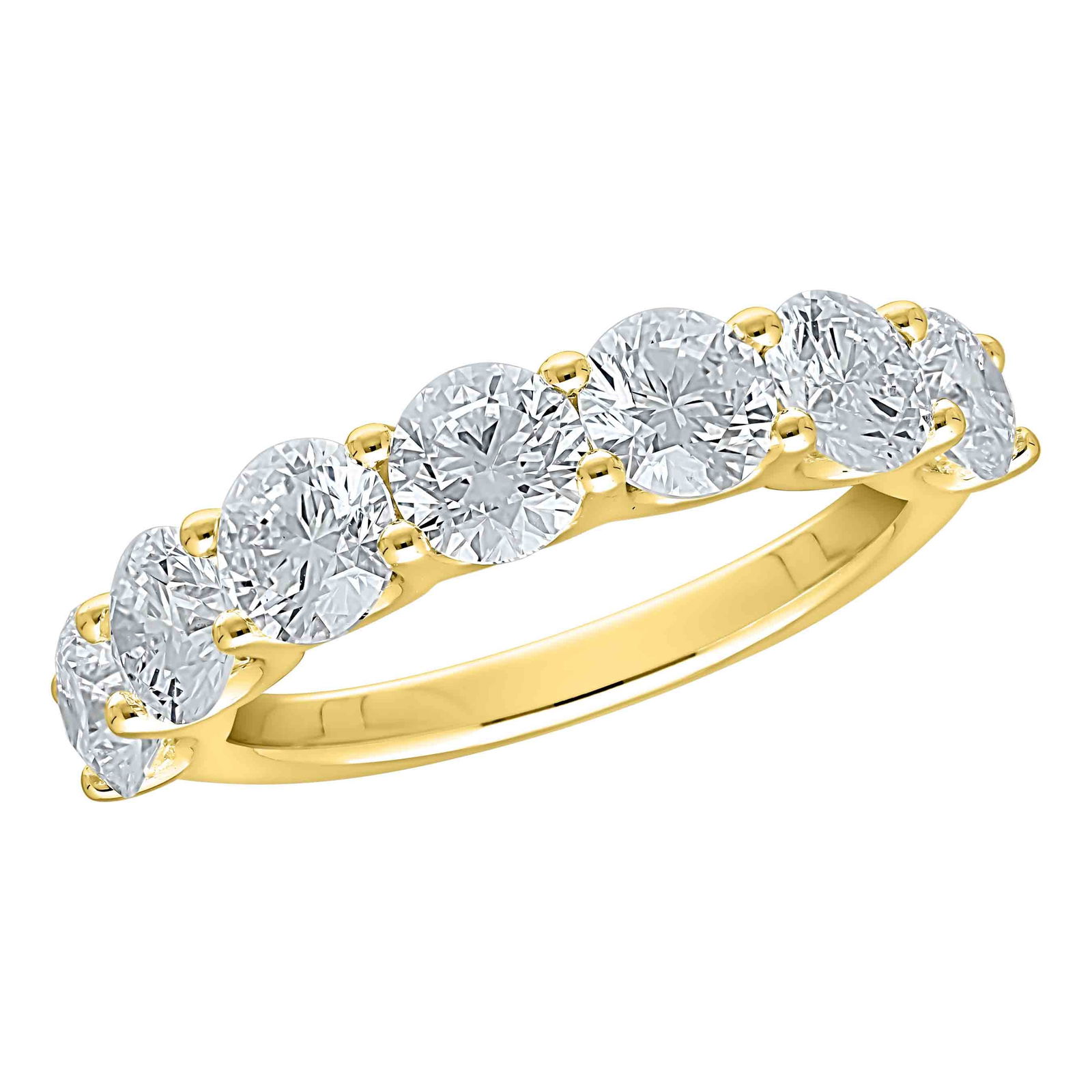 14Kt Yellow Gold 2ct Diamond Ring (1 of 3)