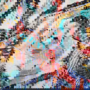 South wind, trees series By Francesca Tesoriere Acrilycs on canvas 2022: SHIPS FROM PARLEMO- I am a Sicilian illustrator, born and raised in Palermo, where I currently live, alternating teaching with graphic design. During my education and study period, I lived for a few y