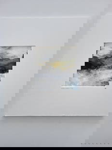 Elterwater By Demi Paaske Ink, Salt, Watercolour 2025: SHIPS FROM UK - DescriptionAn abstract landscape piece lightly textured with salt. The use of blues greys, jagged lines and texture give this piece a slightly moody effect. Inspired by the lake distri