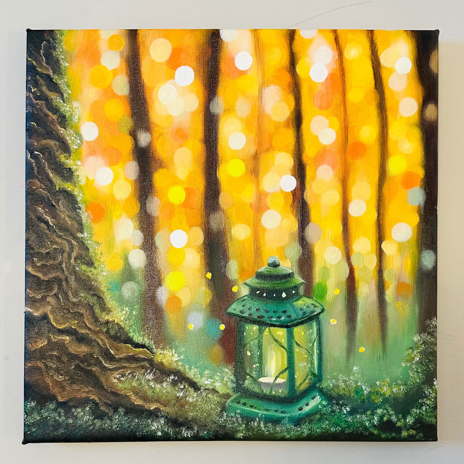 Dawn’s Embrace By Kadambini Choubey Oil on canvas 2025: SHIPS FROM Dubai, UAE Dawn is a time for cleansing the soul, renewing faith and embracing the beauty of self discipline. It is the rising of an inner light, an awakening from a long sleep, and a time