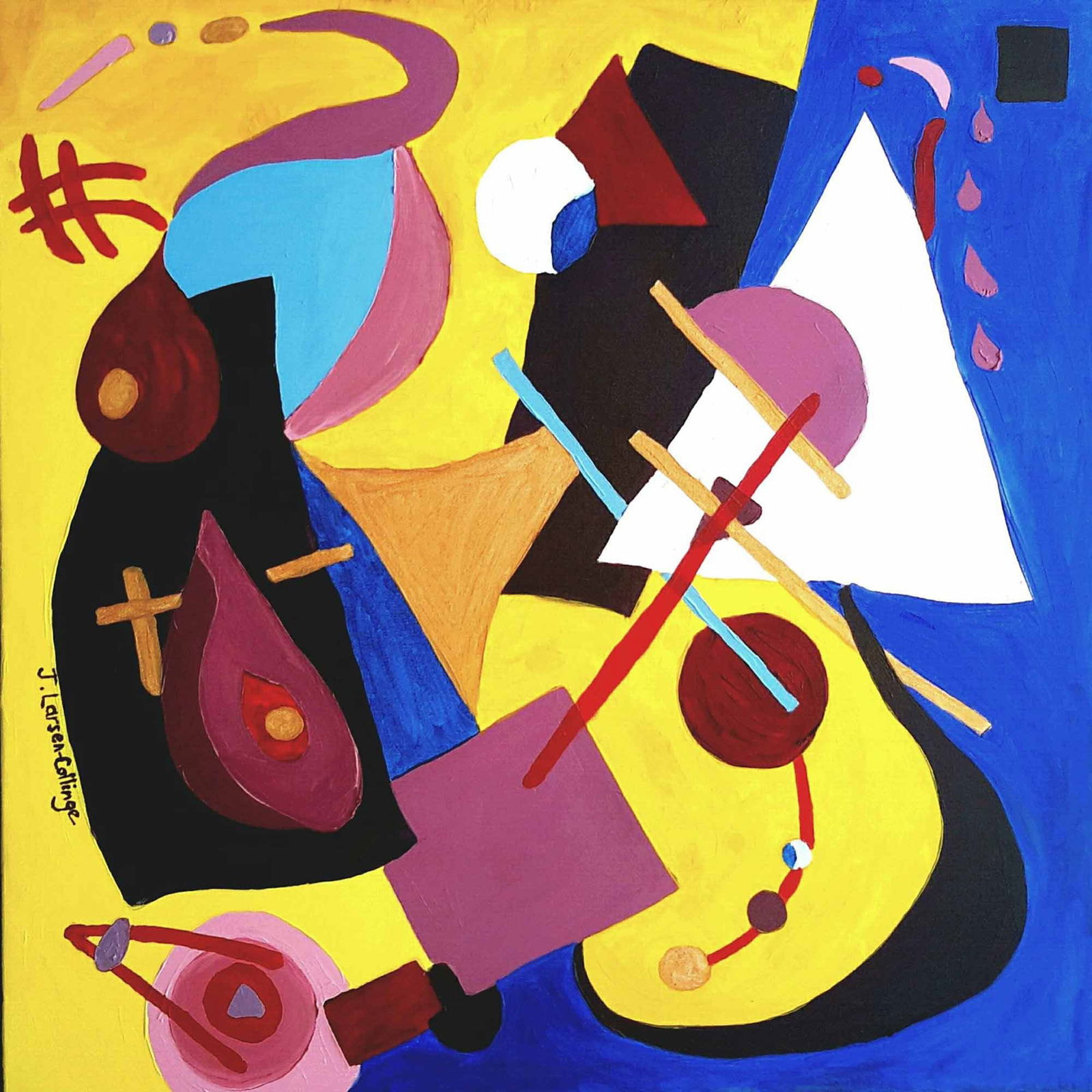 Eyes on You By J Larsen-Collinge Oil on canvas 2018 (1 of 3)