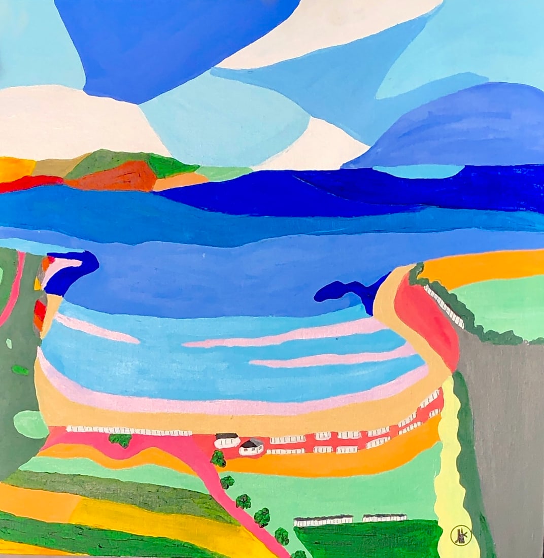 Broad By J Larsen-Collinge Acrylic on canvas 2022 (1 of 3)