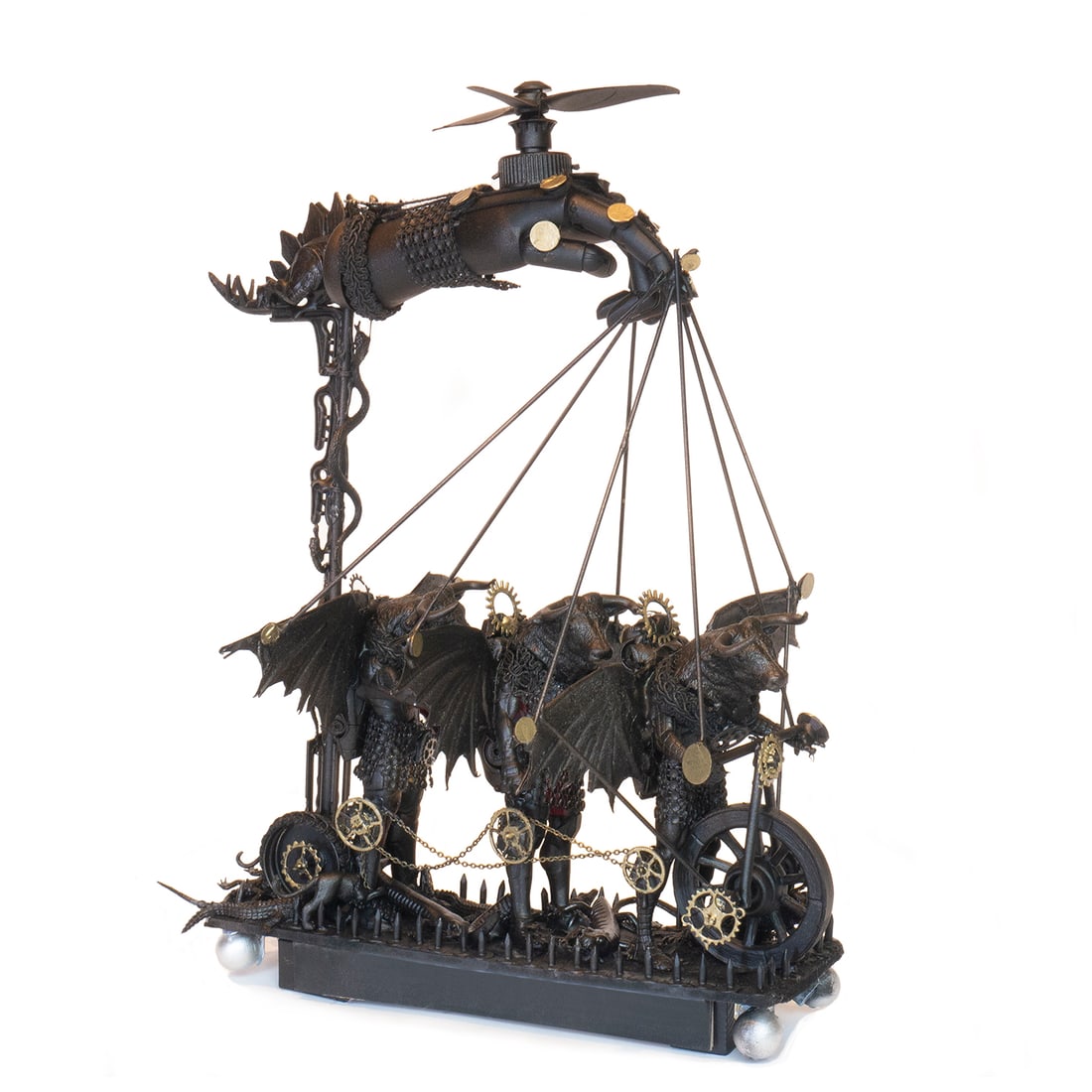 Three Minotaurs on their way to a Dance By ANDREW STEVENS Sculpture 2025 (1 of 1)