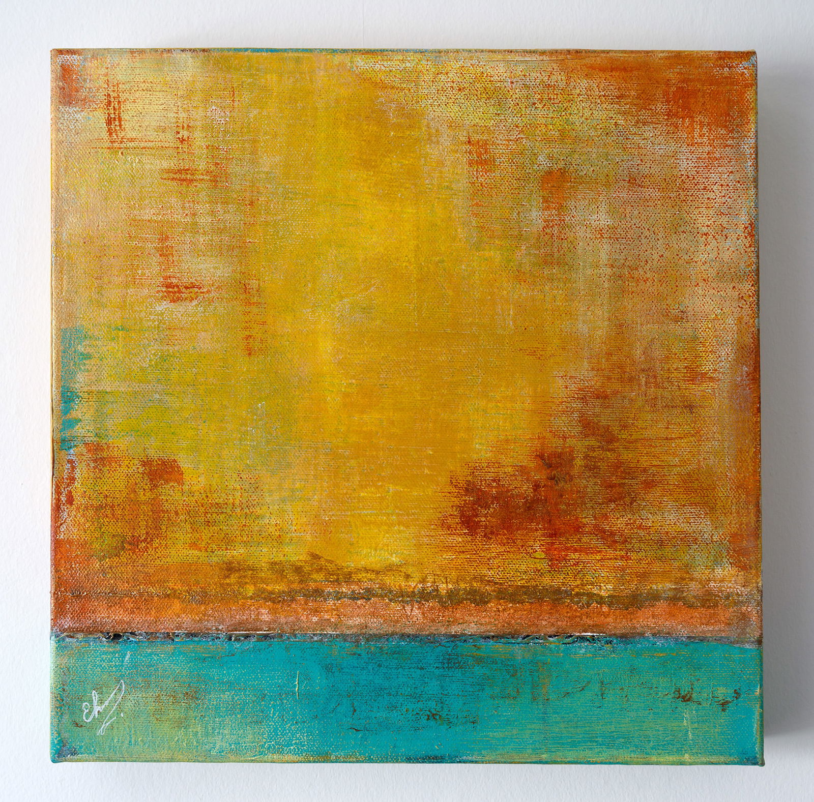 Stillness in Decay By Olena Hastilow Acrylic on thick canvas 2025 (1 of 3)