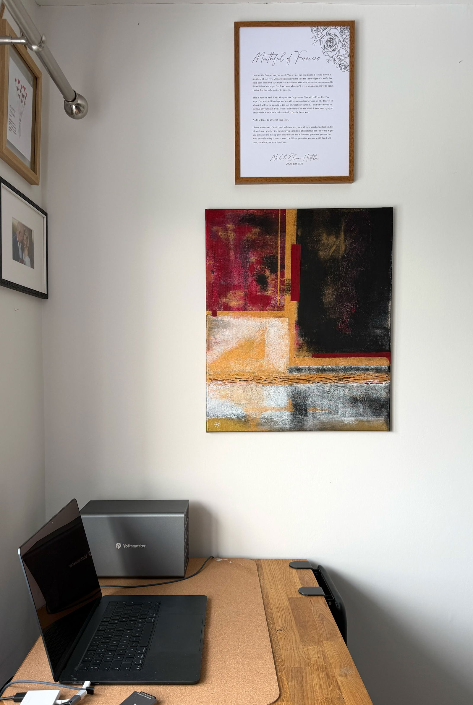 Holding Pattern By Olena Hastilow Acrylic and texture on thin canvas 2025 - 2