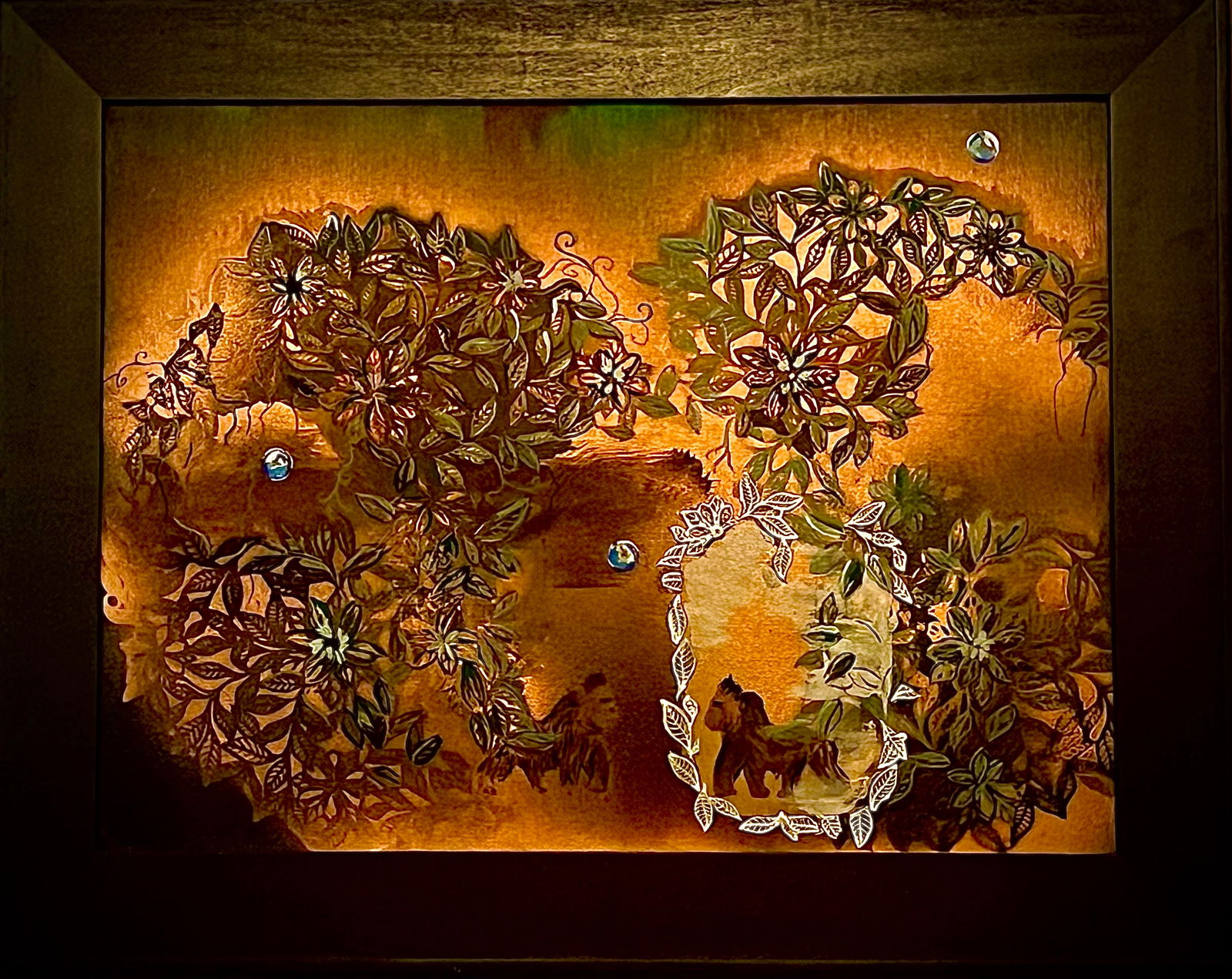 Lands Forgotten (From the Portals & Prophecies Series) By Alexis Kharel Acrylic & Mixed Media on (1 of 1)