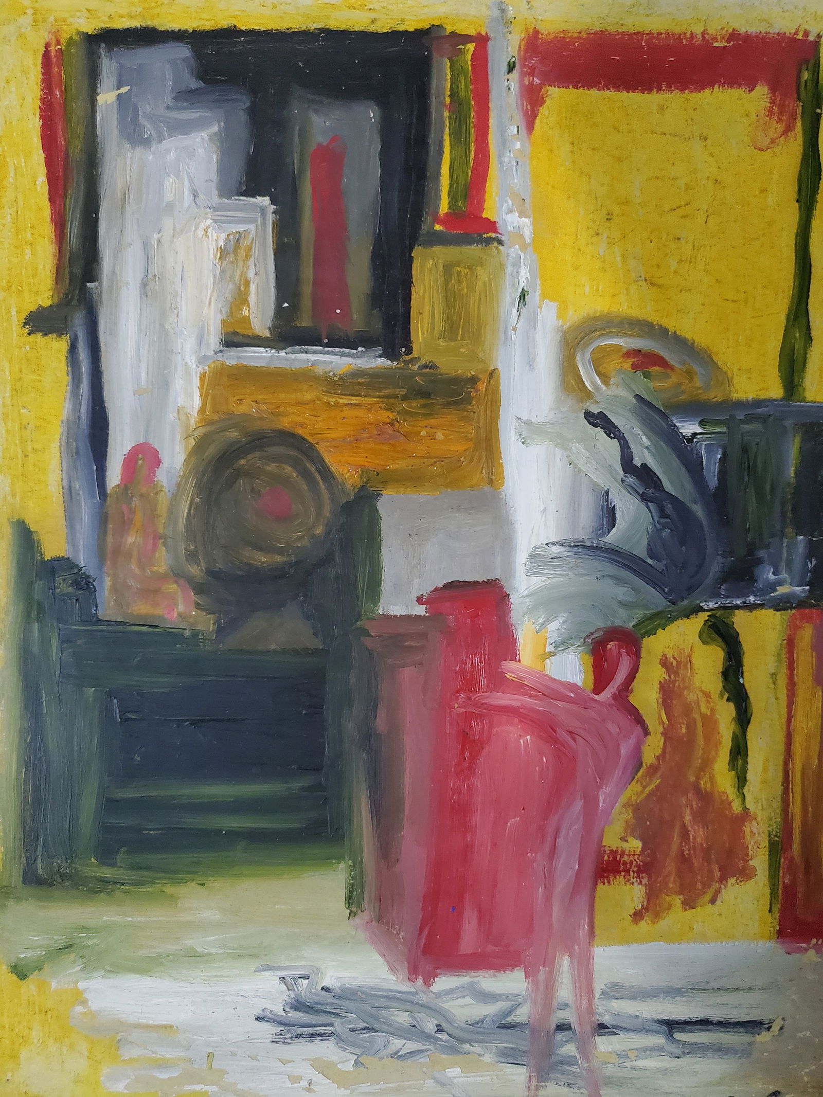 Untiled no.5 ( works by. Andre pace ) By Andrepace Oils, pastels and crayon/ acrylics and (1 of 2)