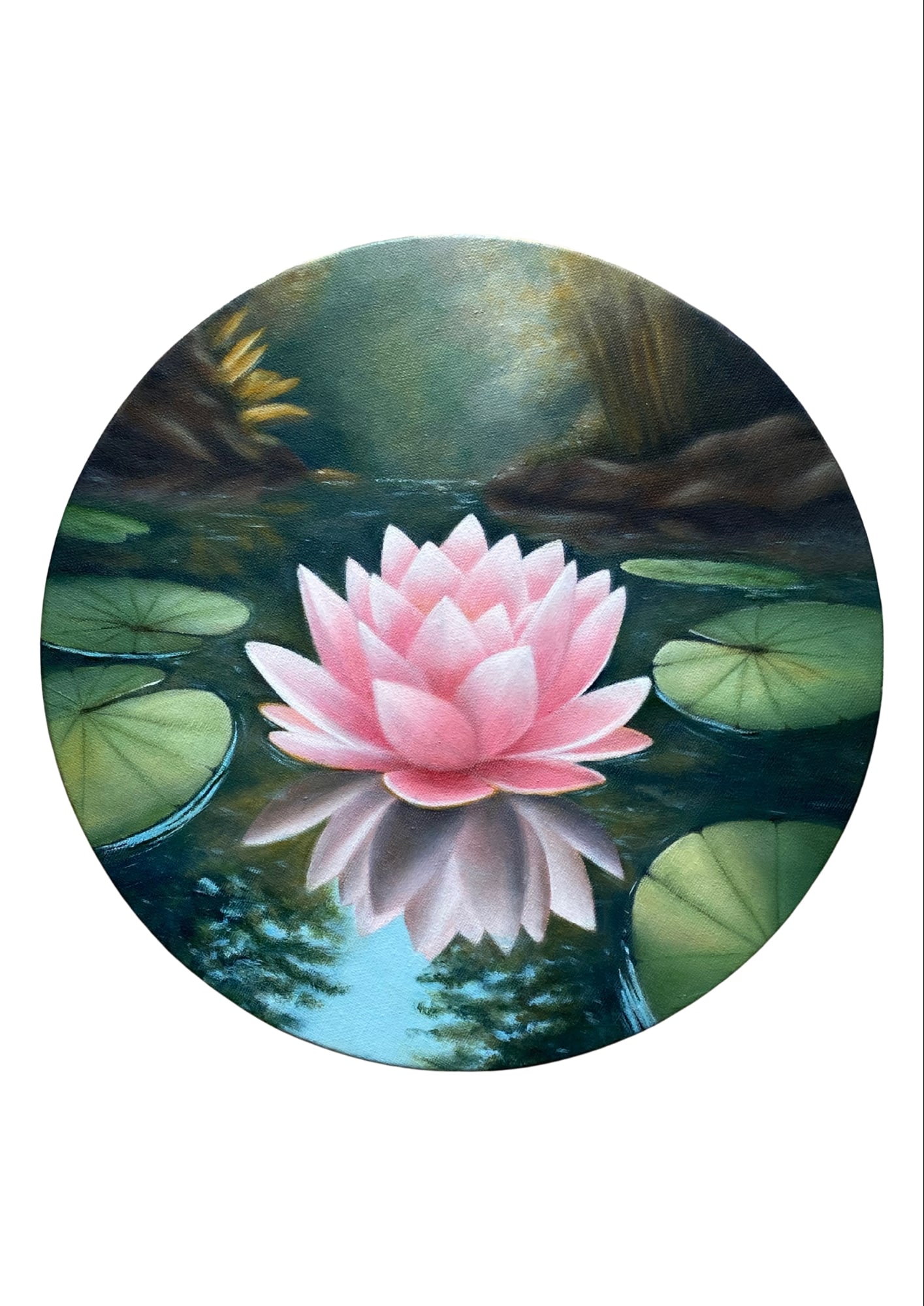 Reflection of calm By Malena Chavez Oil 2025 Signed (1 of 3)