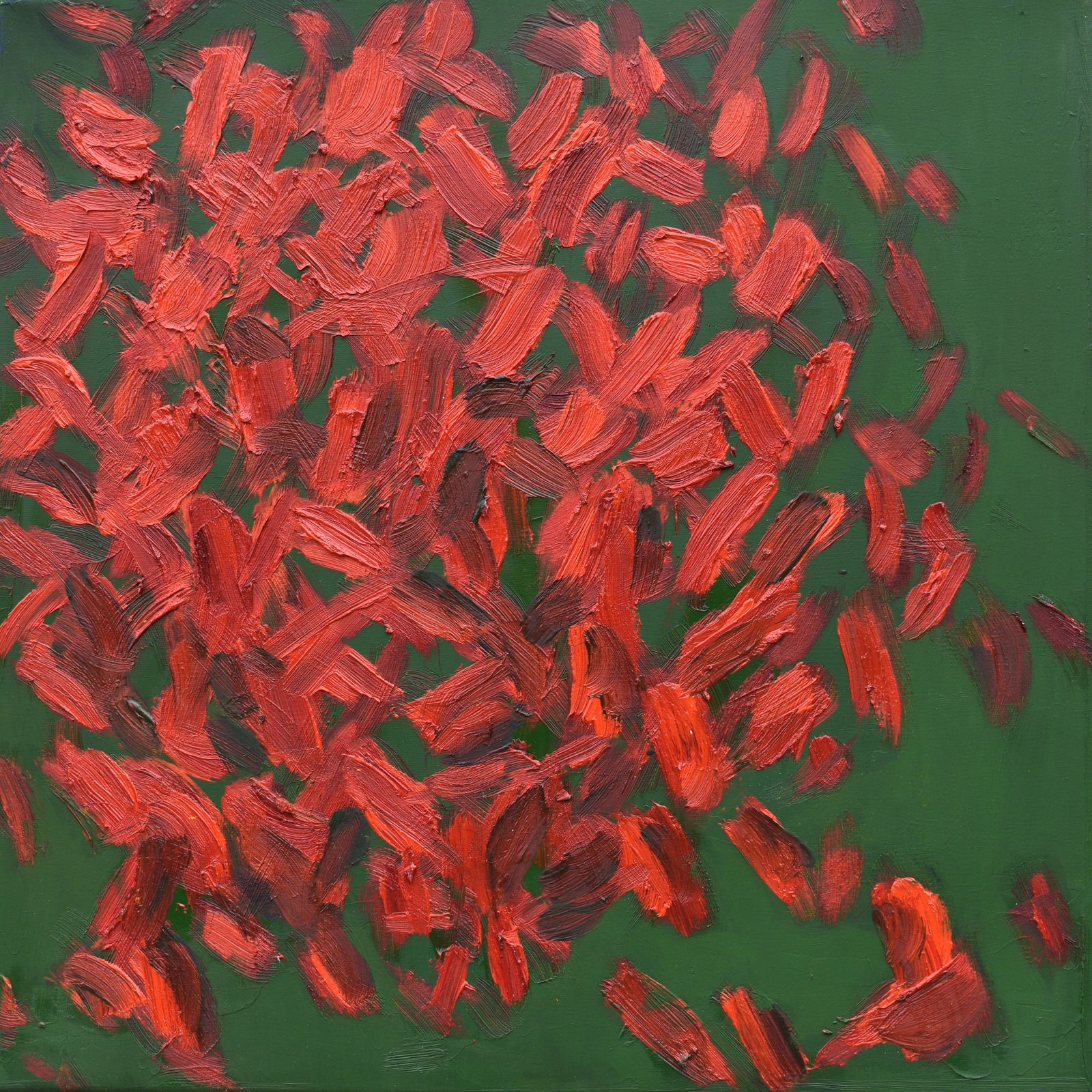 The Lawn With Strawberries By Birute Nomeda Stankuniene oil on canvas 2020 Signed (1 of 3)