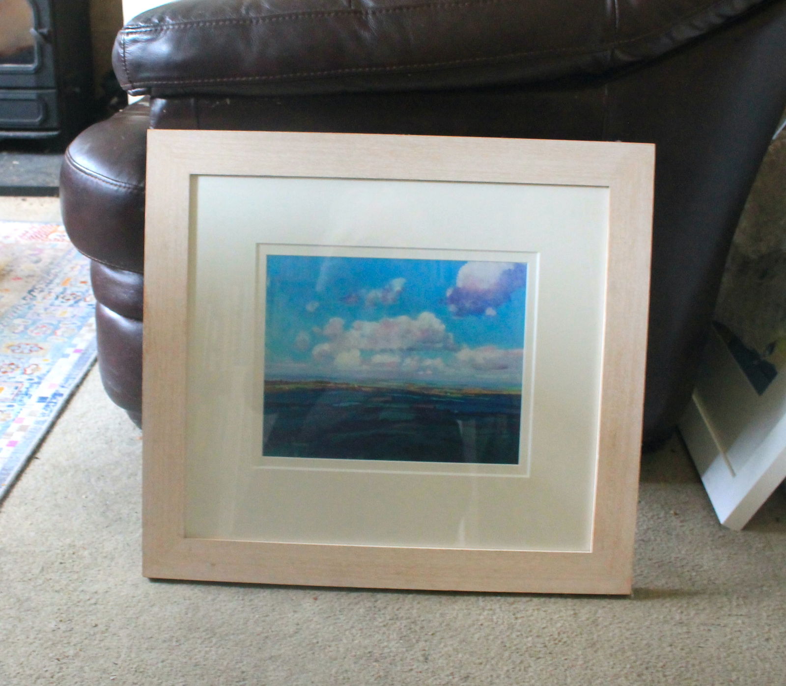 Horizon light By Richard Thorn R.I. gouache 2024 Signed: SHIPS FROM Devon Depiction of light casting over the horizon Richard Thorn SWAc R.I.Born in Torquay, England 1952, Richard’s art began with drawing. His love of the countryside and the sea drew him