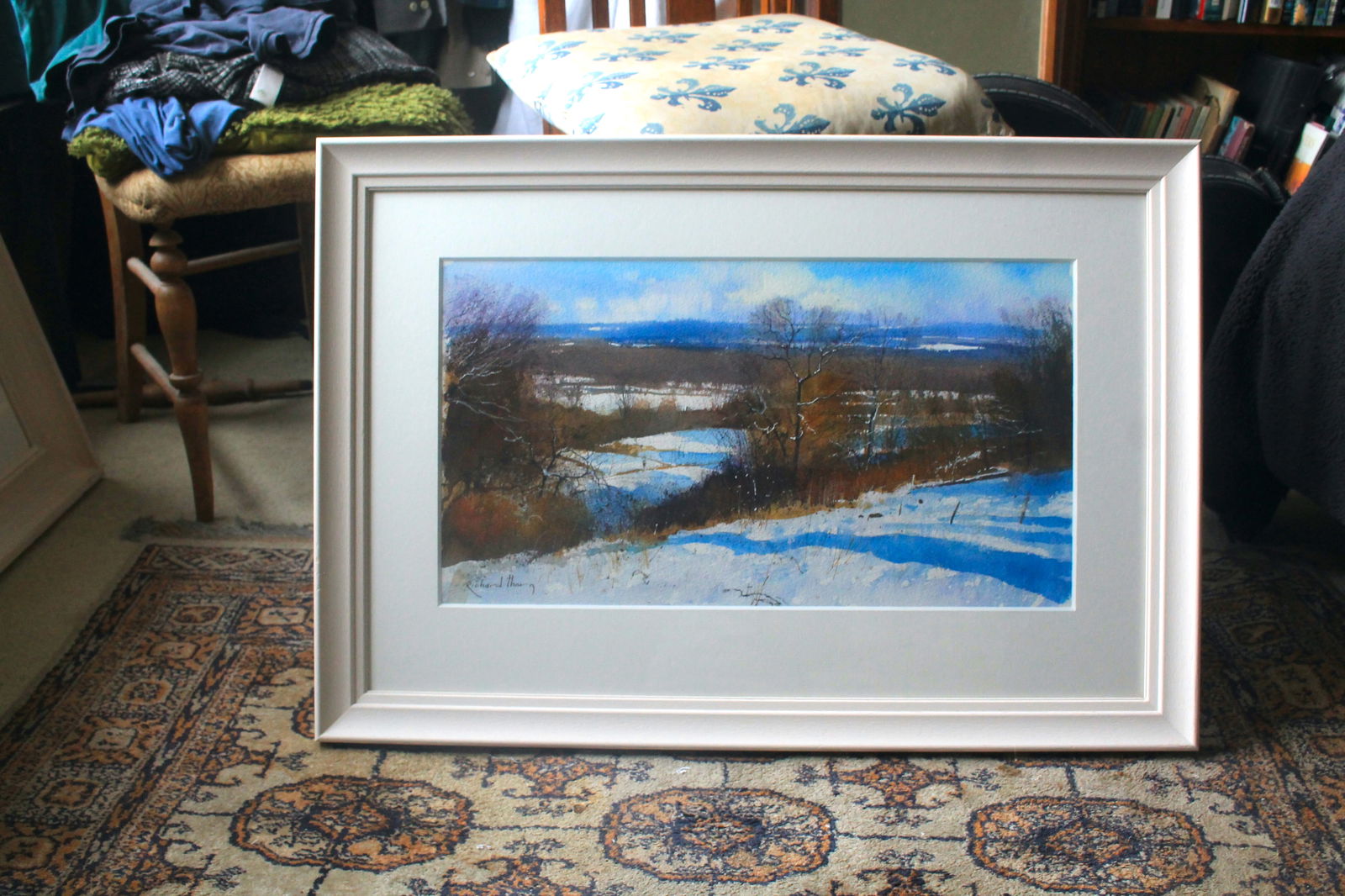 Lena's Land By Richard Thorn R.I. watercolour inks 2023 Signed (1 of 5)