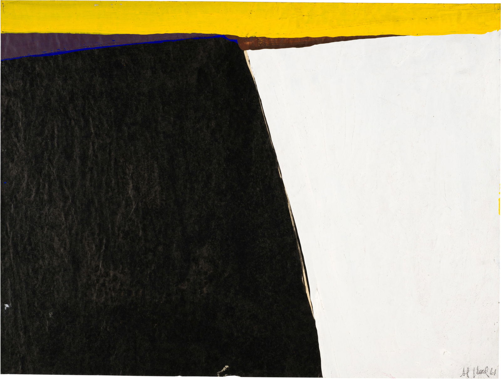 Al Held (New York 1928 - 2005 Todi) Ohne Titel: Al Held (New York 1928 - 2005 Todi) Ohne Titel 1961 Acrylic and Indian ink on thin, cream-coloured china paper 45.5x60.5 cm Signature Lower right signed and dated by the artist in pencil "Al Held 61"