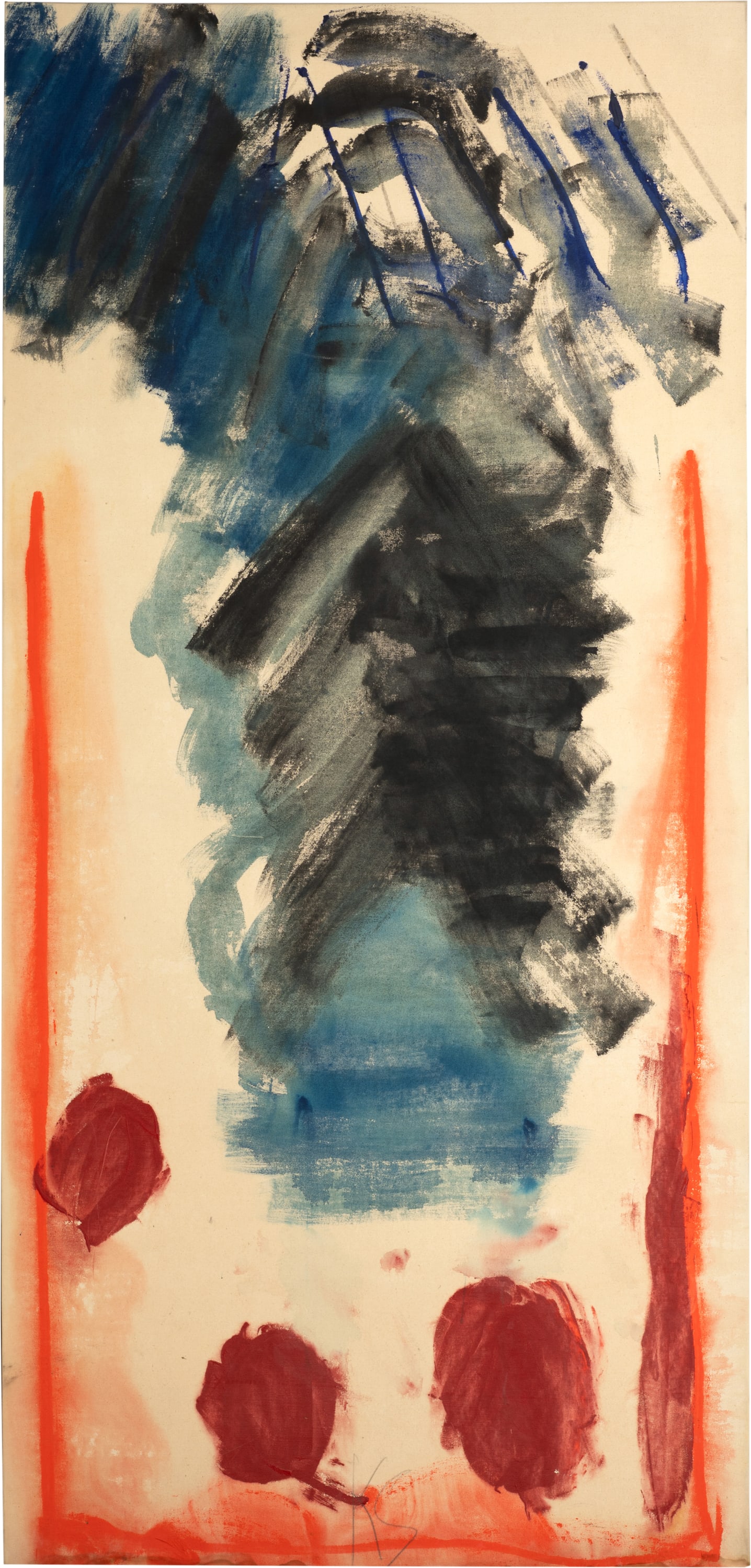 Kimber Smith (Boston 1933 - 1981 East Hampton) Mme Rose: Kimber Smith (Boston 1933 - 1981 East Hampton) Mme Rose 1976 Acrylic on cotton 191x91 cm Signature Lower centre monogrammed by the artist "KS" Provenance Private Collection Switzerland Ex