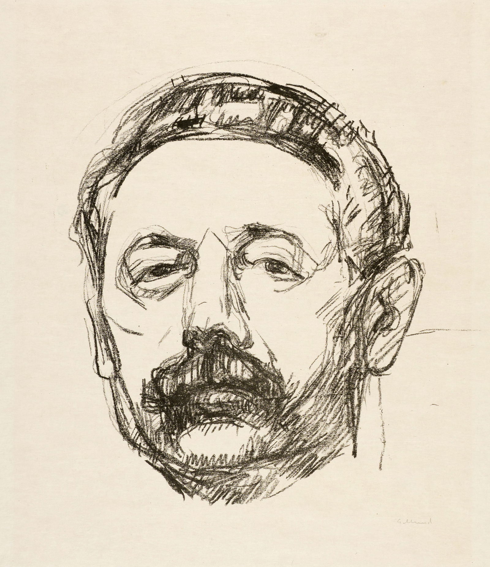 Edvard Munch (Løten 1863 - 1944 Oslo) Tor Hedberg: Edvard Munch (Løten 1863 - 1944 Oslo) Tor Hedberg 1912 Lithograph on wove paper 30.4x24 cm, image; 60.4x44.7 cm, sheet size Signature Lower right signed by the artist in pencil 'E. Munch' Catalog
