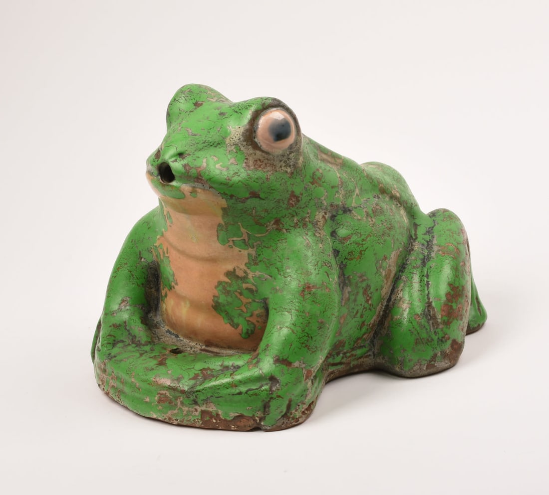 Weller Pottery Coppertone Frog (1 of 14)