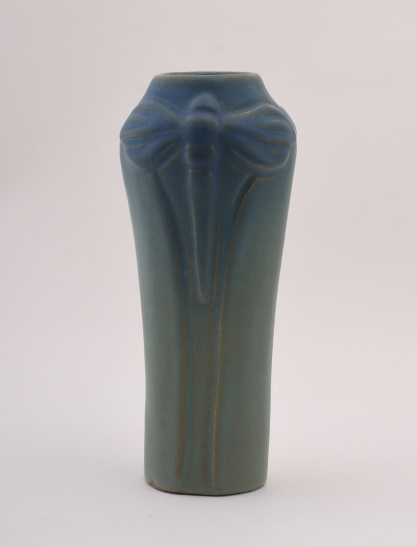 Van Briggle Vase with Blue Glaze (1 of 4)