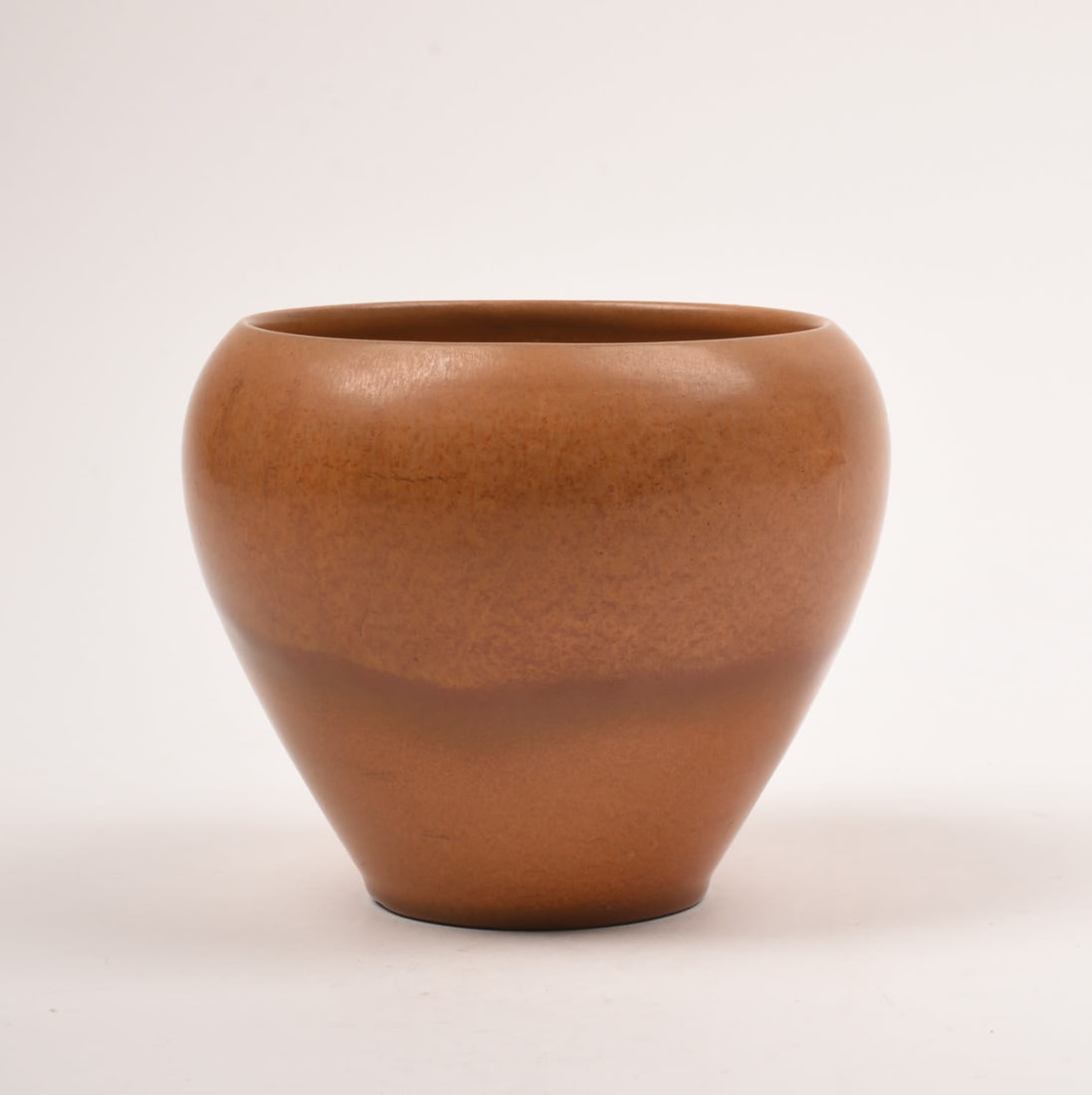 Marblehead Pottery Matte Brown Vase (1 of 5)