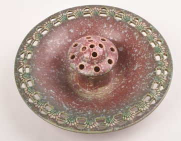 Roseville Pottery Red Ferella Bowl