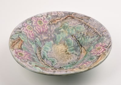 Weller Pottery Silvertone Bowl